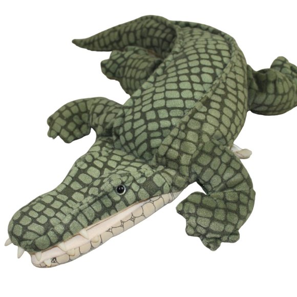 Folkmanis Alligator Crocodile Hand Puppet Full Body Plush Toy Pretend Play 16" - Picture 1 of 6
